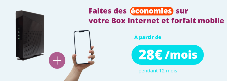 Offre box internet et forfait mobile à petit prix